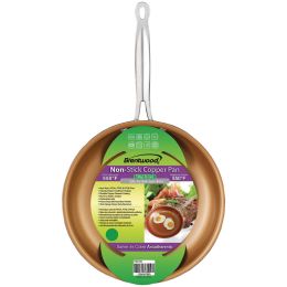 Brentwood Appliances BFP-320C Non-Stick Induction Copper Frying Pan (8 Inch)