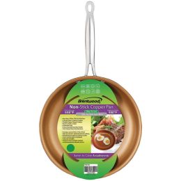 Brentwood Appliances BFP-320C Non-Stick Induction Copper Frying Pan (8 Inch)