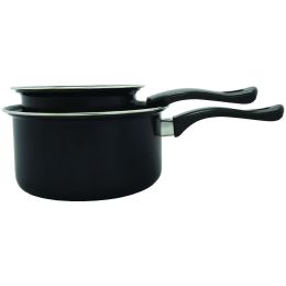 Brentwood Appliances BSP-1620 2-Piece Nonstick Carbon Steel Saucepan Set