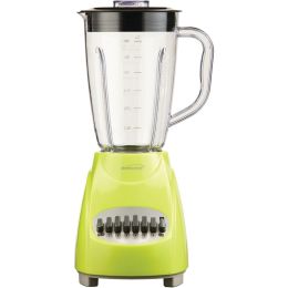 BRENTWOOD(R) APPLIANCES JB-220G 50-Ounce 12-Speed + Pulse Electric Blender (Lime Green)