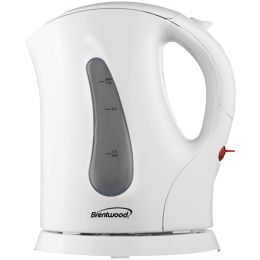 BRENTWOOD(R) APPLIANCES KT-1610 1L Cordless Plastic Tea Kettle