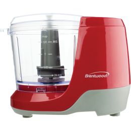 Brentwood Appliances MC-109R 1.5-Cup Mini Food Chopper (Red)