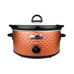 Brentwood Appliances SC-136C 3.5-Quart Diamond-Pattern Slow Cooker (Brown)