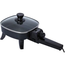BRENTWOOD(R) APPLIANCES SK-45 Nonstick Electric Skillet with Glass Lid (600W; 6")