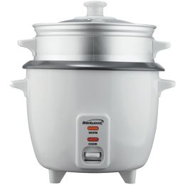 BRENTWOOD(R) APPLIANCES TS-180S Rice Cooker with Steamer (8 Cups, 500 Watts)