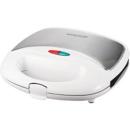 BRENTWOOD(R) APPLIANCES TS-240W Nonstick Compact Dual Sandwich Maker (White)
