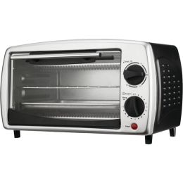 BRENTWOOD(R) APPLIANCES TS-345B 4-Slice Toaster Oven and Broiler (Black)