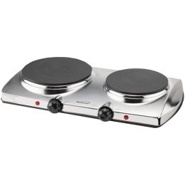BRENTWOOD(R) APPLIANCES TS-372 1,440-Watt Double-Burner Electric Hot Plate