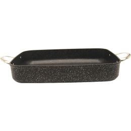 THE ROCK(TM) BY STARFRIT(R) 060735-003-0000 THE ROCK by Starfrit Oven Dish with Stainless Steel Handles (10-Inch x 13-Inch x 2.5-Inch, Square)