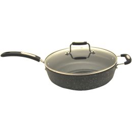 THE ROCK by Starfrit 060705-002-0000 THE ROCK by Starfrit 11" Deep-Fry Pan with Lid & Bakelite Handles