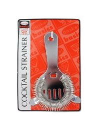 Metal cocktail strainer