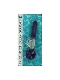 Ice cream scoop with trigger release