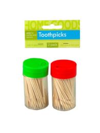 2 Pack Toothpicks with Dispenser