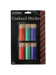 480 piece cocktail sticks or toothpicks with holders