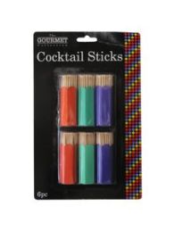 480 piece cocktail sticks or toothpicks with holders