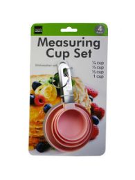 4 Pack Stackable Measuring Cup Spoon Set