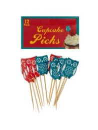 Owls & Flowers Cupcake Liners & Picks