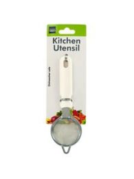 Mini Strainer with White Handle