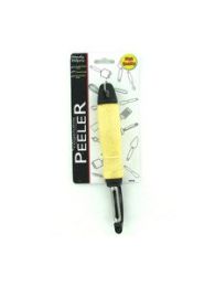 Vegetable peeler with wood handle