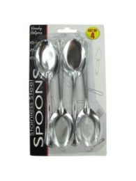 Stainless steel tablespoons, set of 4