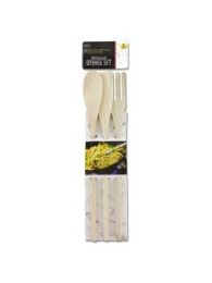 Wood utensil set, 3 pack