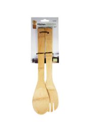 2pc bamboo utensils