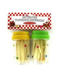 Toothpick dispenser set