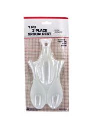 Three place spoon rest