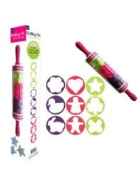 Rolling Pin with Cookie Cutters
