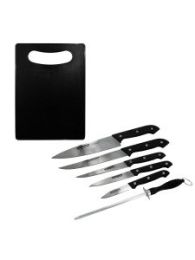 Kitchen Knife Set with Sharpener