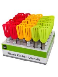 Plastic Kitchen Turner Tongs Counter Top Display