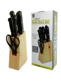 Wooden Knife Block Set