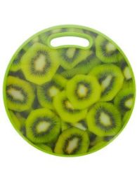 Round Kiwi Print Cutting Board