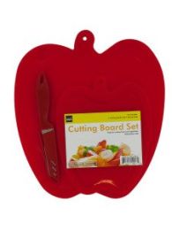 Apple Shape Cutting Boards & Knife Set