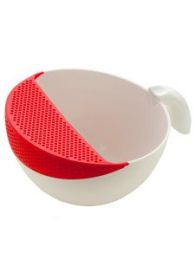 Rinsing Bowl with Colander and Handle