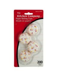 Tulip Print Mini Paper Baking Cups