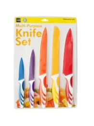 Colored Multi-Purpose Kitchen Knife Set