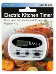 Electric Kitchen Timer with Magnetic Clip