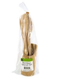 Bamboo Utensil Set with Container