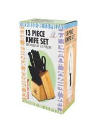 MasterChef Cutlery with Wood Block Set