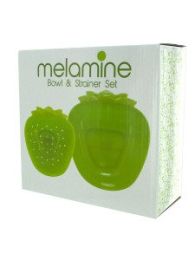 Green Apple Bowl & Strainer Set