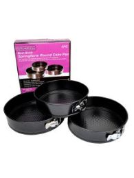 Springform pans, set of 3