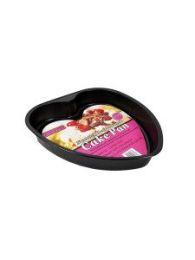 Heart-shaped bake pan