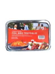 Barbecue tray and lid