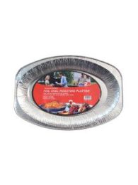 Foil roasting platter, set of 2
