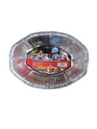 Tin foil disposable dish, pack of 5