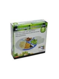3-compartment microwave dish