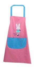 Couple Pretty Creative Waterproof Apron Sleeveless Aprons Auspicious Rabbit Pink