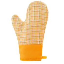 Heat Resistant Oven Glove Baking Oven Mitt Cooking Glove Saffron Yellow