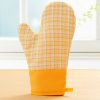 Heat Resistant Oven Glove Baking Oven Mitt Cooking Glove Saffron Yellow
